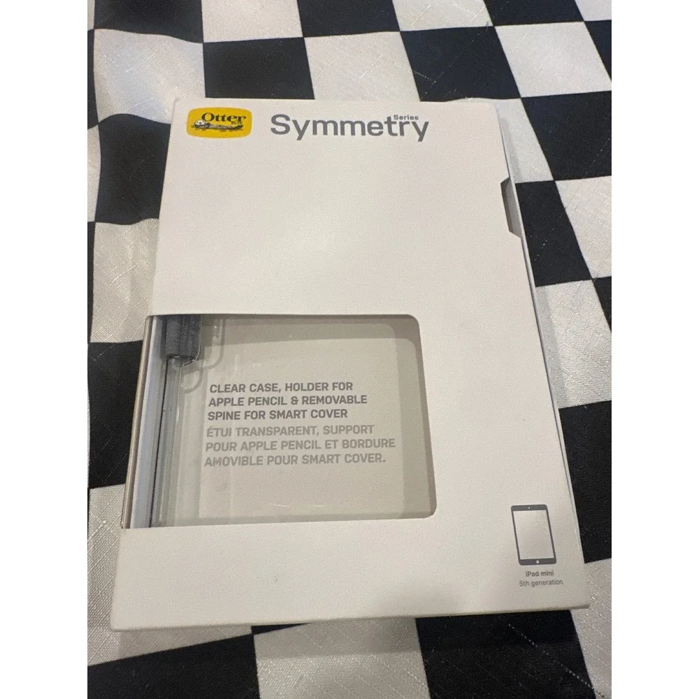 OtterBox Symmetry Series Clear Case for iPad mini 5th Gen Apple Pencil Holder